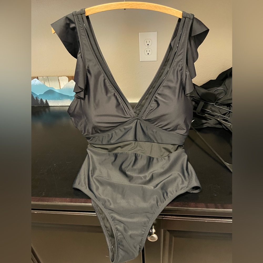 Black swimsuit XL